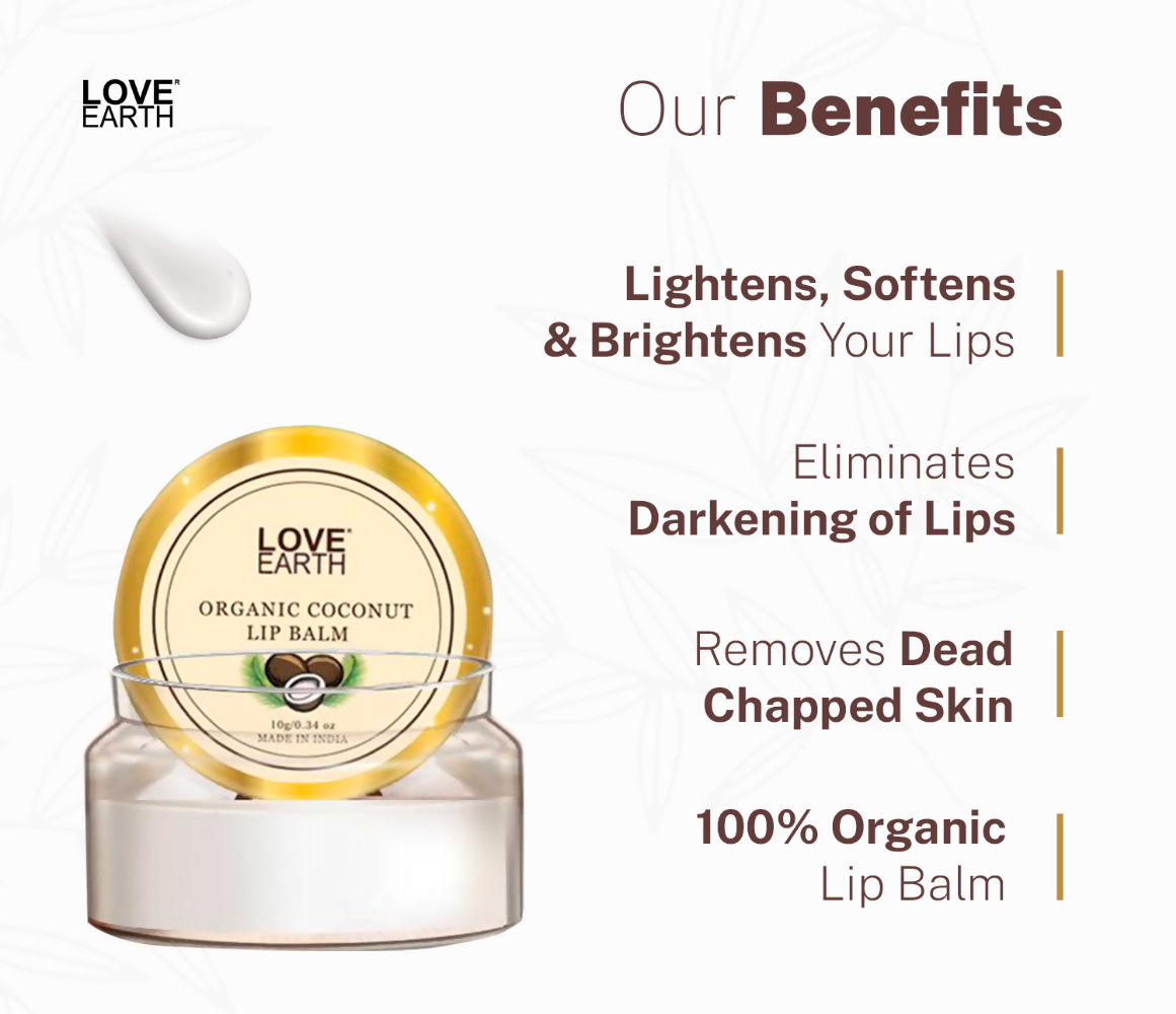 Love Earth Organic Coconut Lip Balm