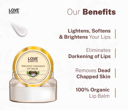 Love Earth Organic Coconut Lip Balm