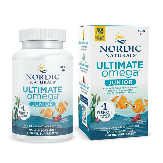 Nordic Naturals Ultimate Omega Junior Fish Oil Softgels - BUDEN