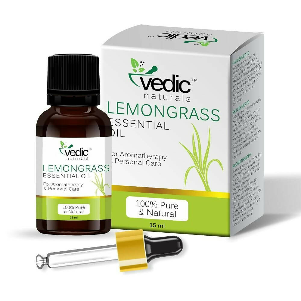 Vedic Naturals Lemongrass Essential Oil