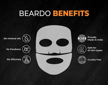 Beardo Night Shot Vitamin C Sheet Masks