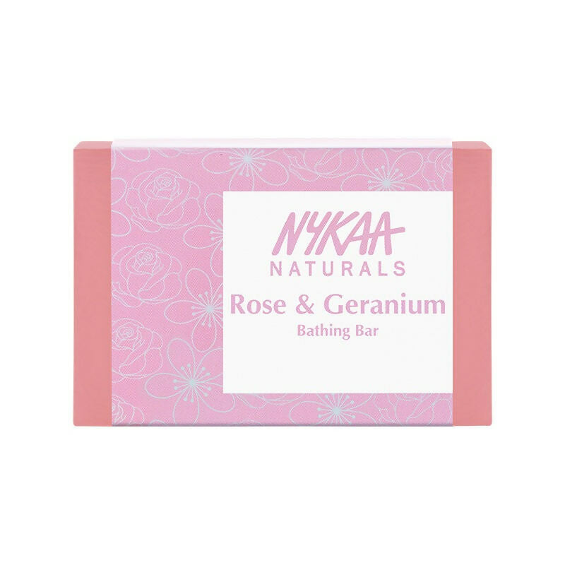 Nykaa Naturals Rose & Geranium Balancing Bathing Soap