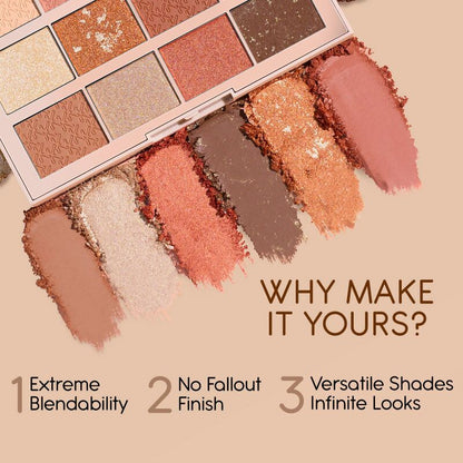 Kay Beauty Multi Texture Eyeshadow Palette - Sunkissed