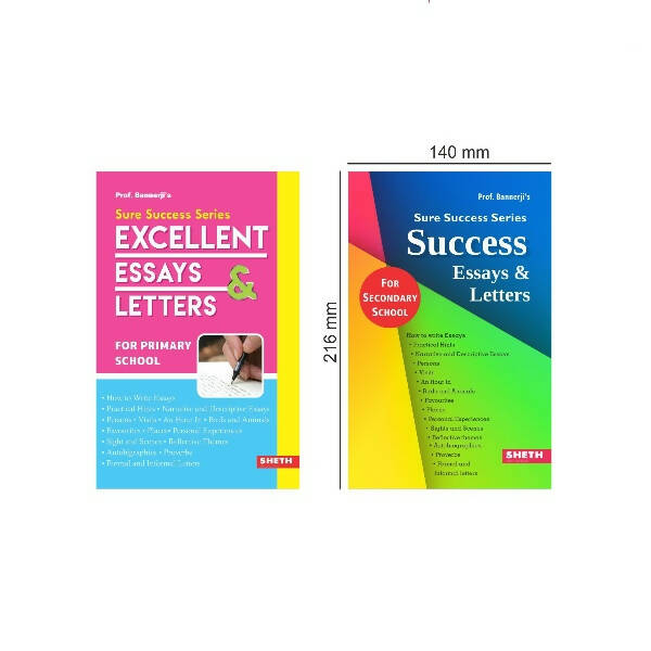 Sure Success Primary & Secondary School Essays and Letters Books Set of 2| Formal & Informal Letters, Descriptive Essays -  buy in usa 