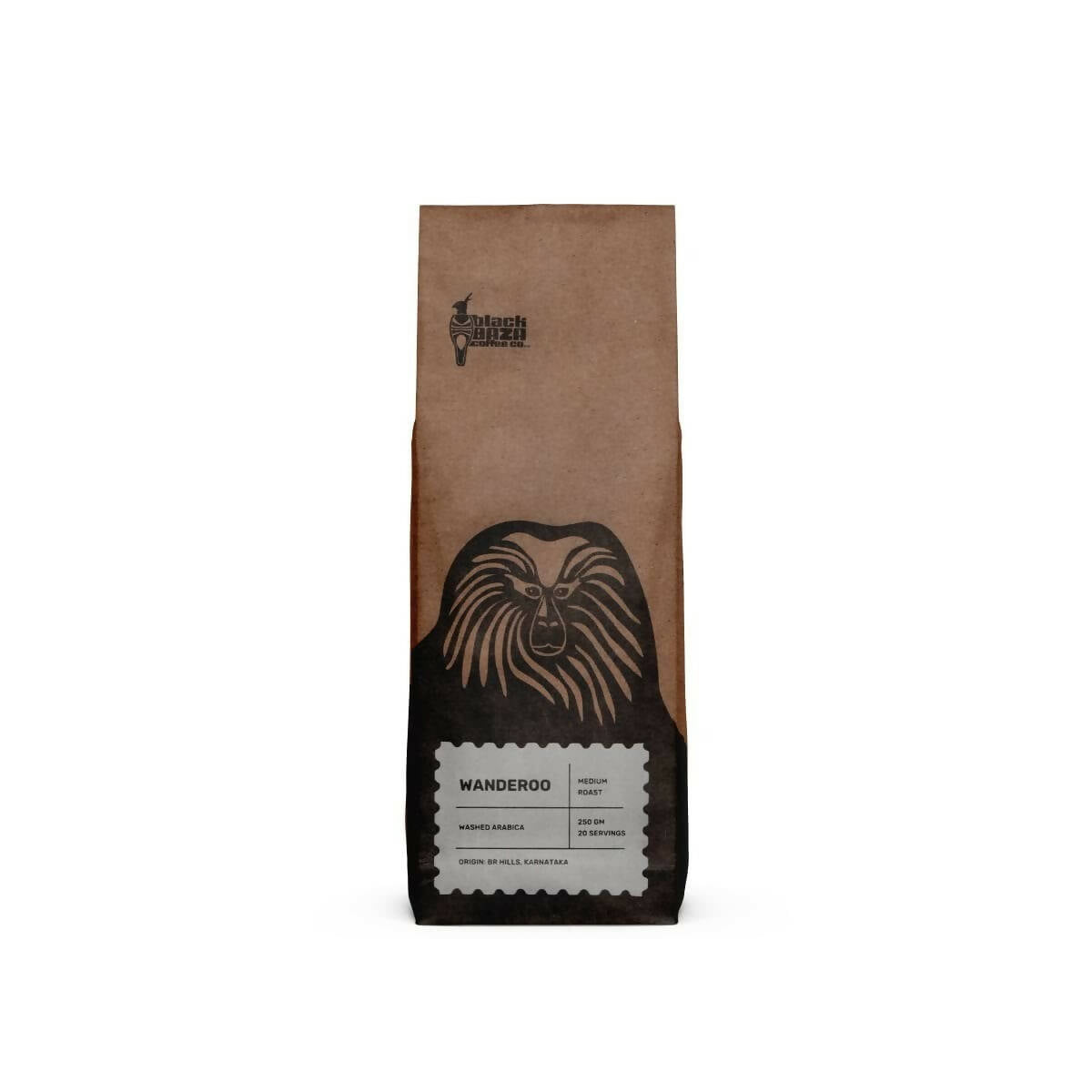 Black Baza Coffee Wanderoo - 500GM