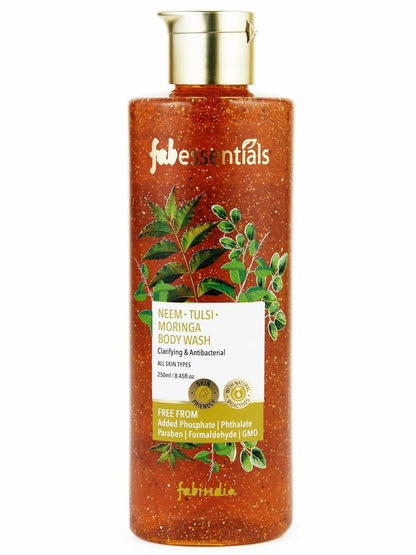 Fabessentials Neem Tulsi Moringa Body Wash - BUDNEN