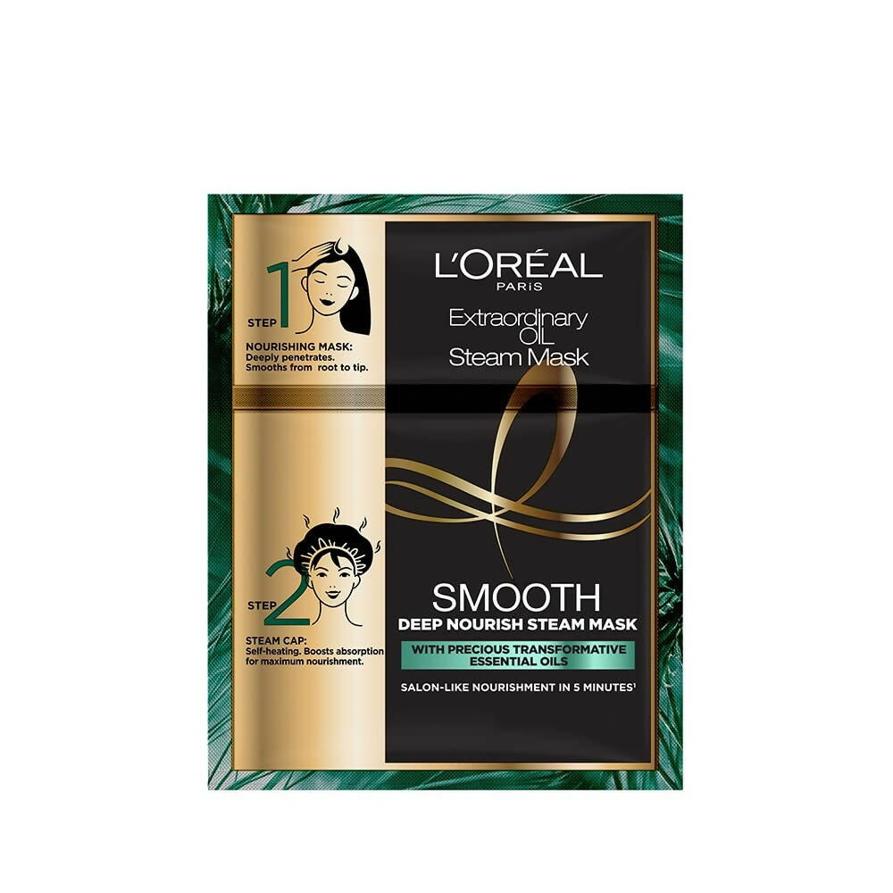 L'Oreal Paris Extraordinary Oil Smooth & Deep Nourishing Steam Mask -  buy in usa canada australia