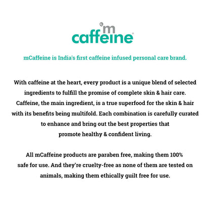 mCaffeine Naked & Raw Cappuccino Coffee Hair Serum