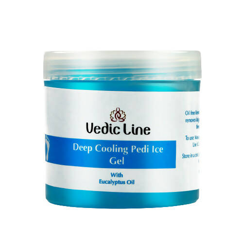 Vedic Line Deep Cooling Pedi Ice Blue Gel - usa canada australia