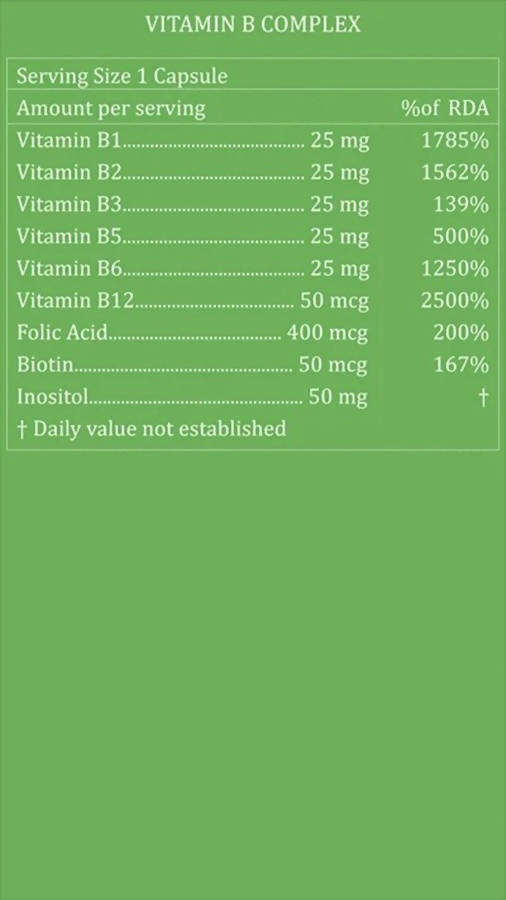 Purayati Vitamin B Complex Capsules