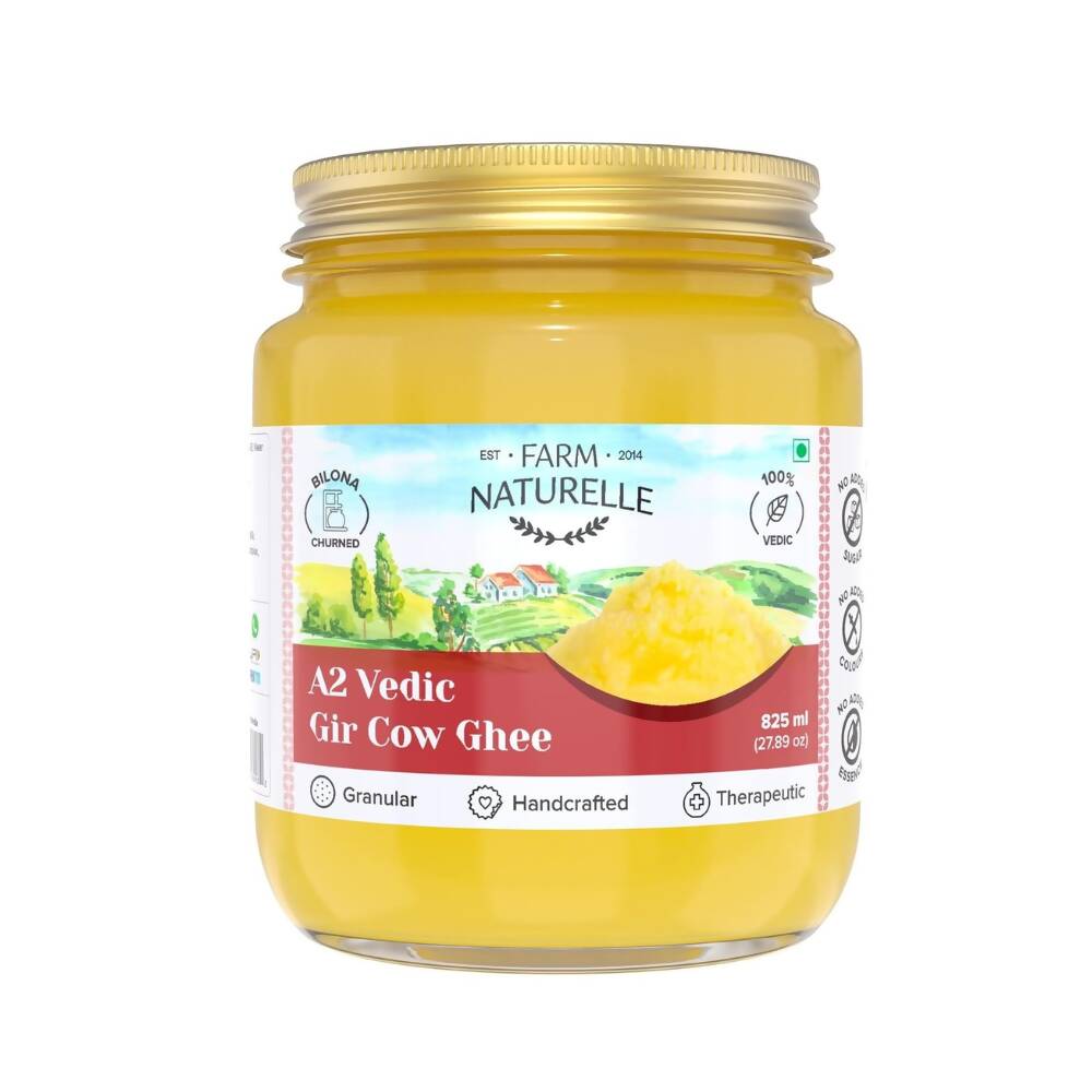 Farm Naturelle A2 Vedic Gir Cow Ghee -  USA, Australia, Canada 