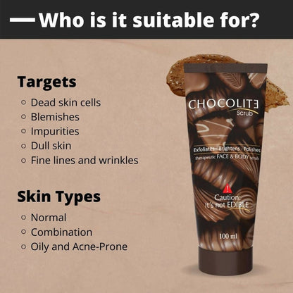 Ethiglo Chocolite Therapeutic Face & Body Scrub