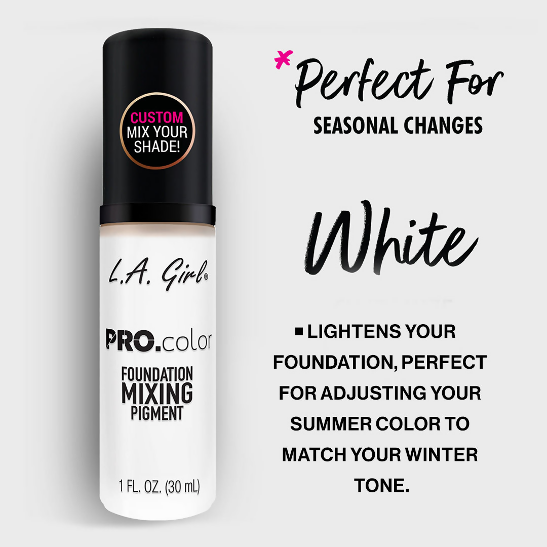 L.A. Girl Pro Color & Pro Matte Foundation - White