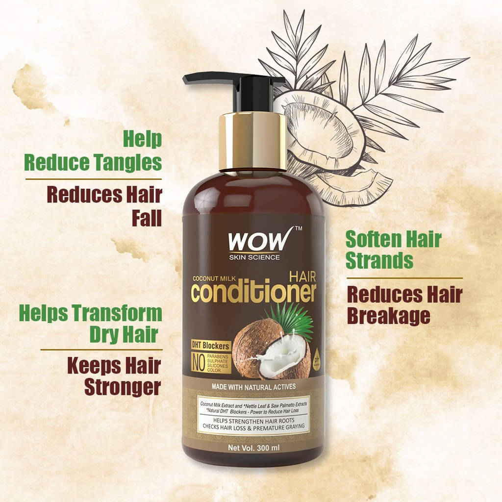 Wow Skin Science Coconut Milk Hair Conditioner