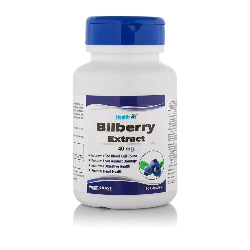 Healthvit Bilberry Extract Capsules