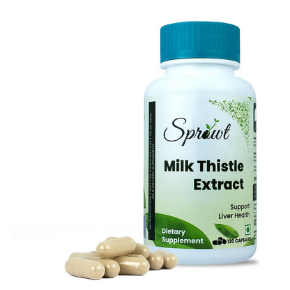 Sprowt Milk Thistle Extract Capsules - BUDEN