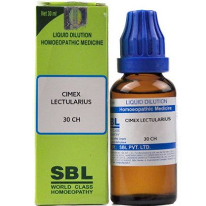 SBL Homeopathy Cimex Lectularius Dilution 30 CH