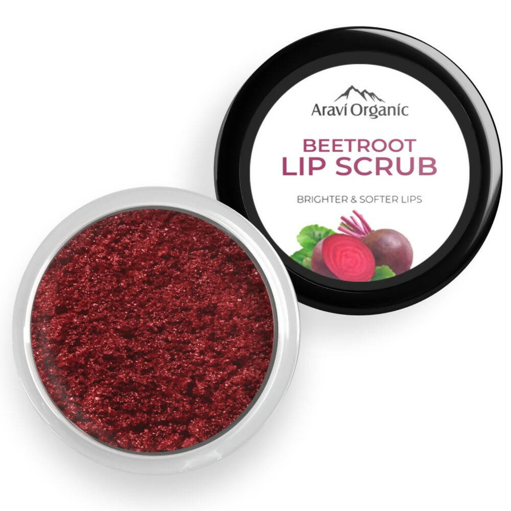 Aravi Organic Beetroot Lip Lightening Scrub Balm - usa canada australia