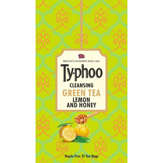 Typhoo Cleansing Lemon & Honey Green Tea Bags -  buy in usa 