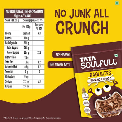 Tata Soulfull Ragi Bites Breakfast Cereals - No Maida Choco