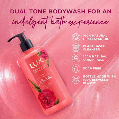 Lux Essence Of Himalayas Rose & Aloe Vera Brightening Body Wash