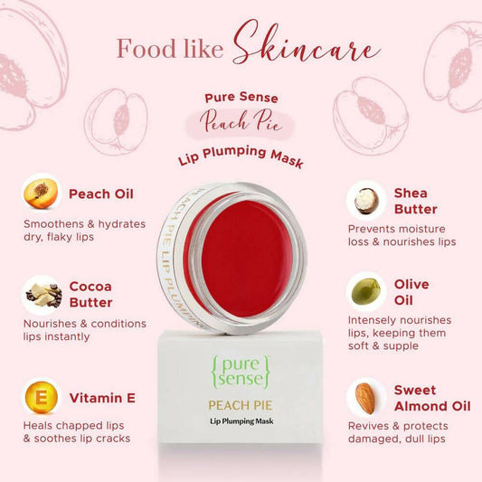 PureSense Peach Pie Lip Plumping Mask