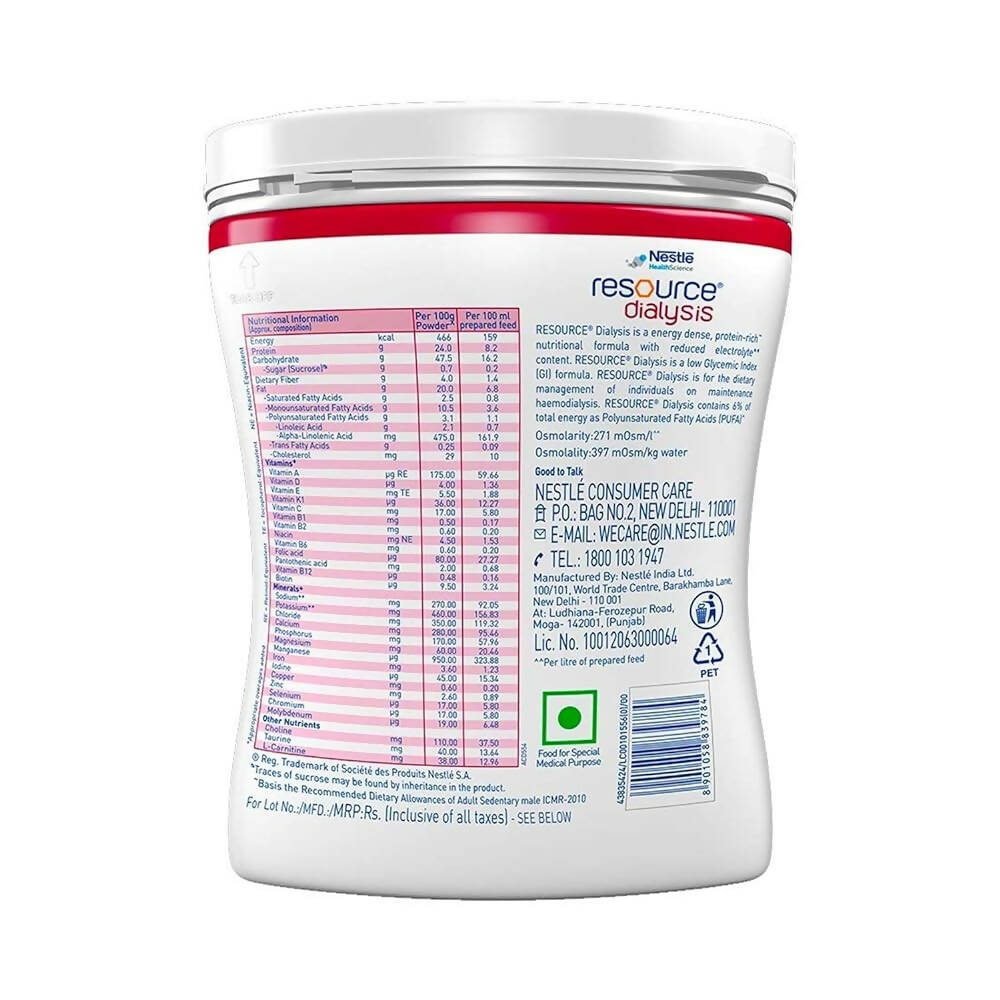 Nestle Resource Dialysis Protein Powder - Vanilla Flavor