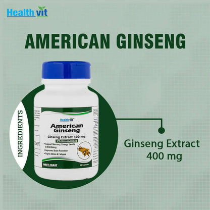 Healthvit American Ginseng Capsules