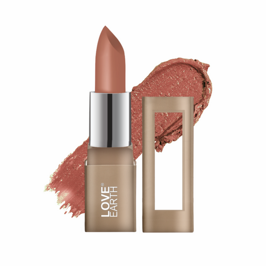 Love Earth Satin Matte Lipstick - Honey