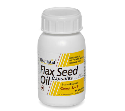 HealthAid Flax Seed Oil 1000 mg Capsules