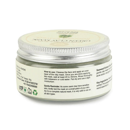 Tatvik Ayurveda Green Clay Mask ƒ?? Seaweed Extract