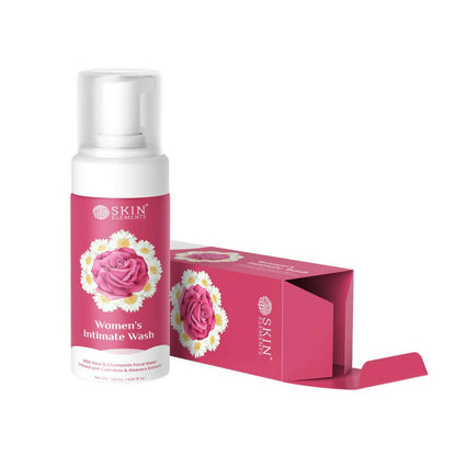 Skin Elements Women's Intimate Wash with Rose & Chamomile Floral Water