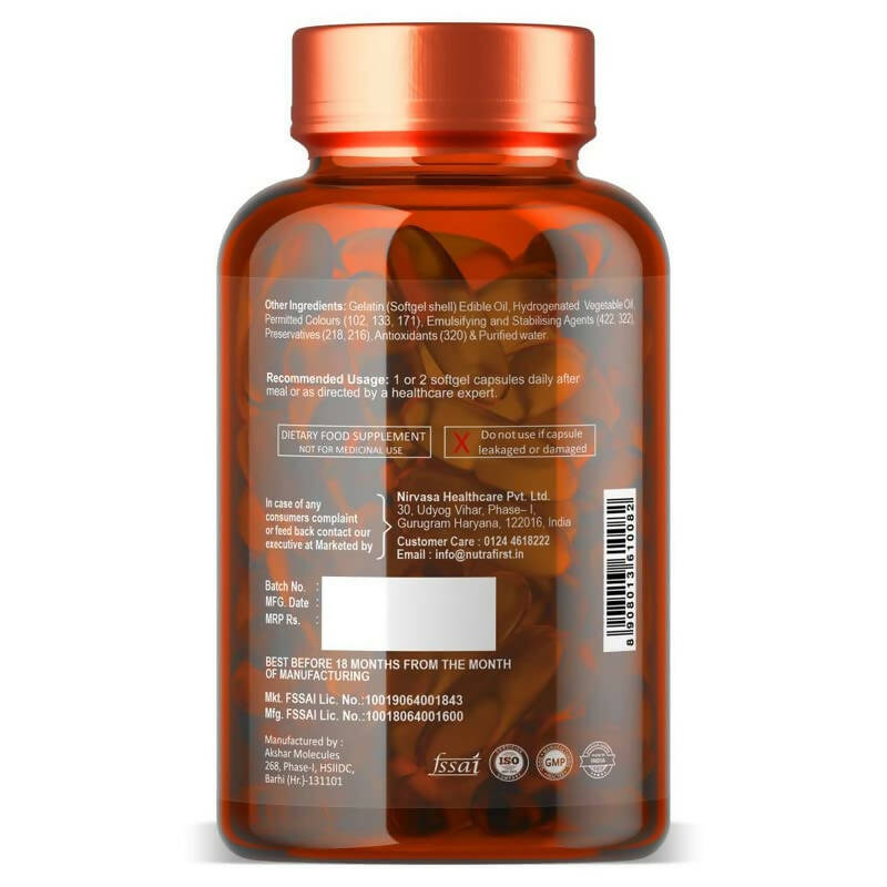 Nutrafirst Salmon Fish Oil Capsules