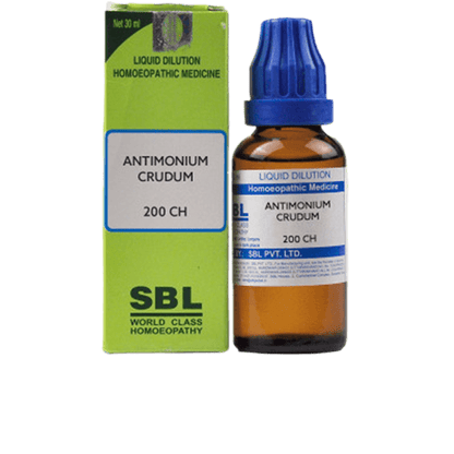 SBL Homeopathy Antimonium Crudum Dilution