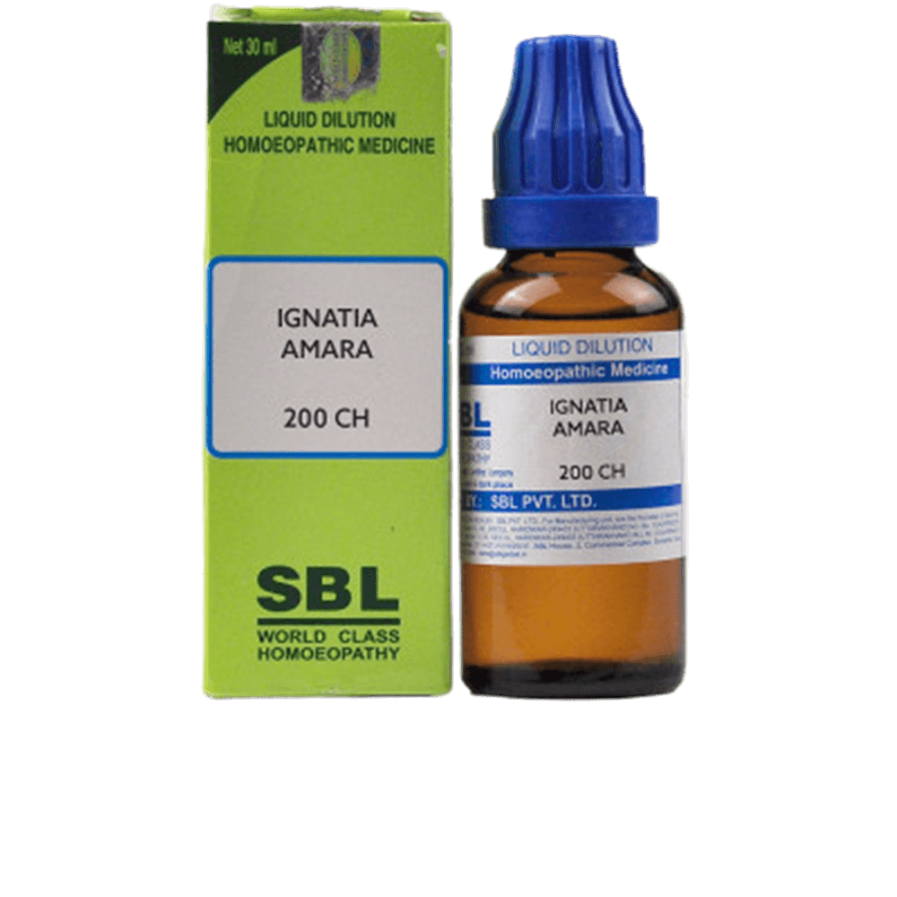 SBL Homeopathy Ignatia Amara Dilution 200 CH