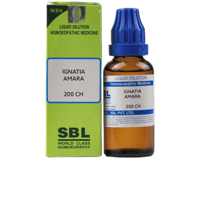 SBL Homeopathy Ignatia Amara Dilution 200 CH