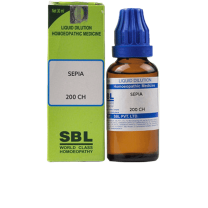 SBL Homeopathy Sepia Dilution 200 CH