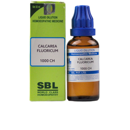 SBL Homeopathy Calcarea Fluoricum Dilution 1000CH