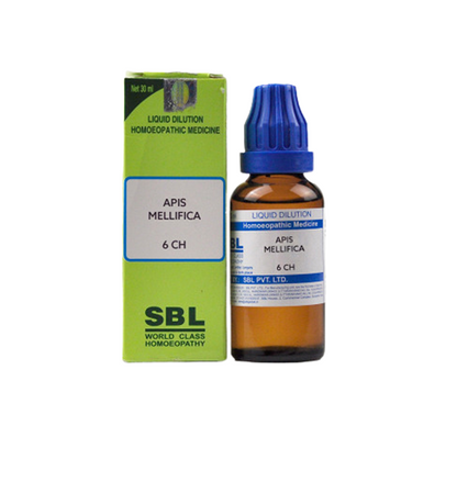 SBL Homeopathy Apis Mellifica Dilution 6 CH