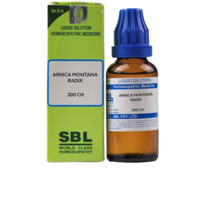 SBL Homeopathy Arnica Montana Radix Dilution 200 CH  (30 ml)