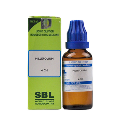 SBL Homeopathy Millefolium Dilution 6 CH