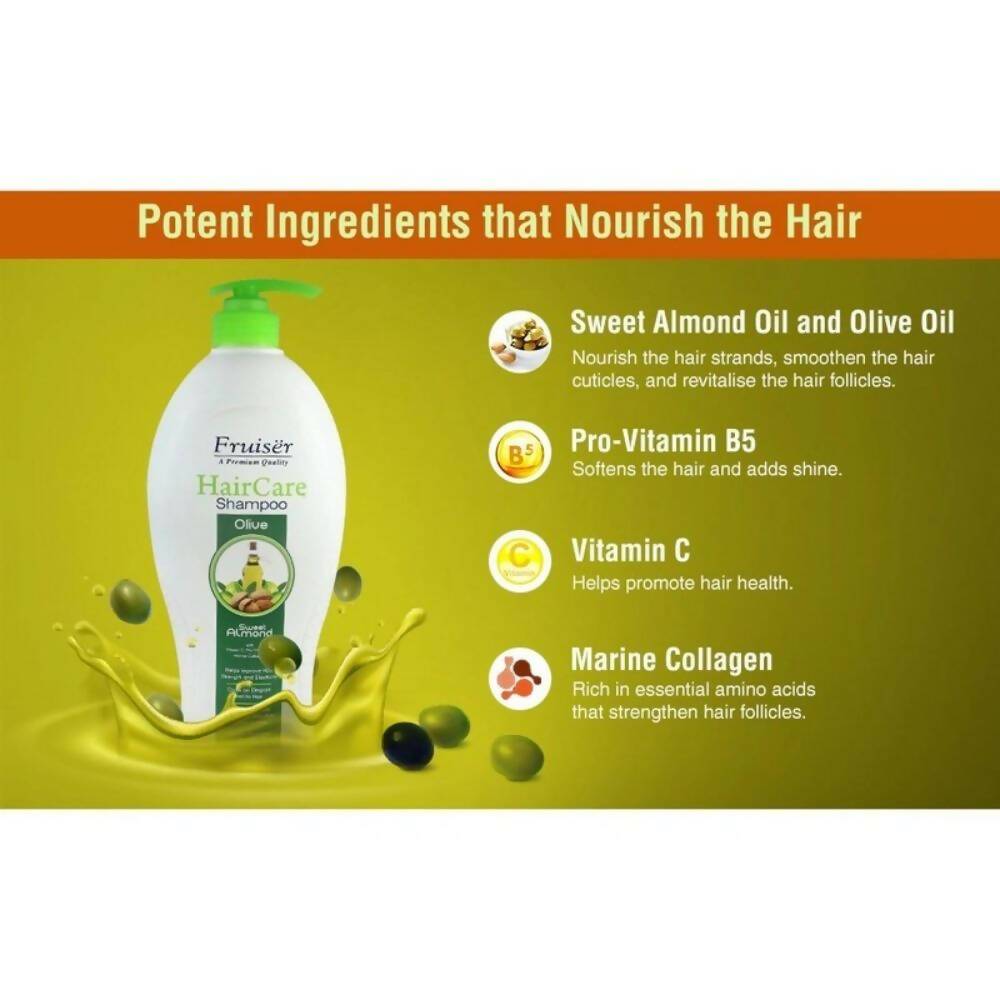 Fruiser Hair Care Shampoo With Olive & Sweet Almond