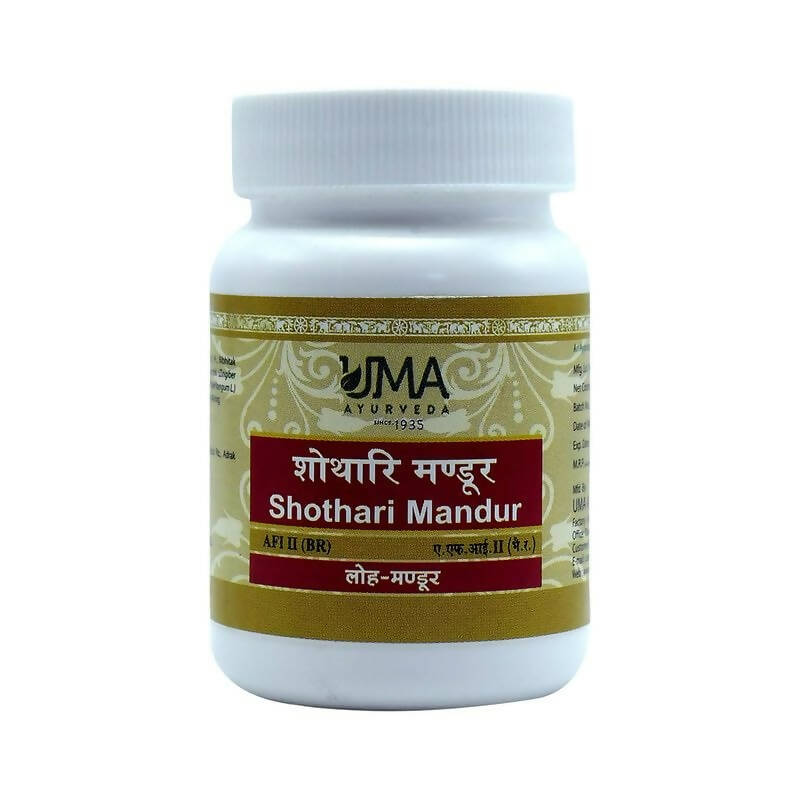 Uma Ayurveda Shothari Mandur Tablets - BUDEN