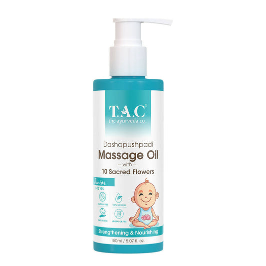TAC - The Ayurveda Co. Dashapushpadi Ayurvedic Baby Massage Oil -  USA 