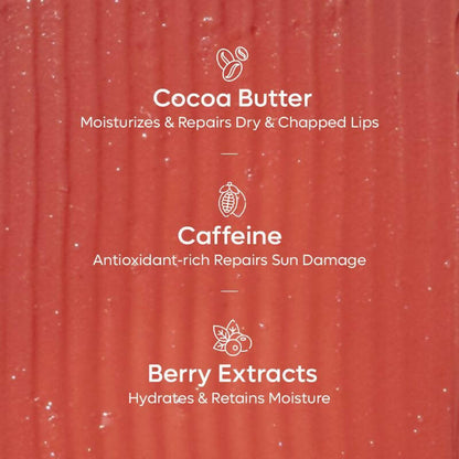 mCaffeine Choco Lip Balm With Berries