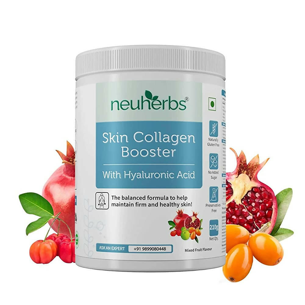 Neuherbs Skin Collagen Booster Powder-Mixed Fruit Flavor - BUDNE