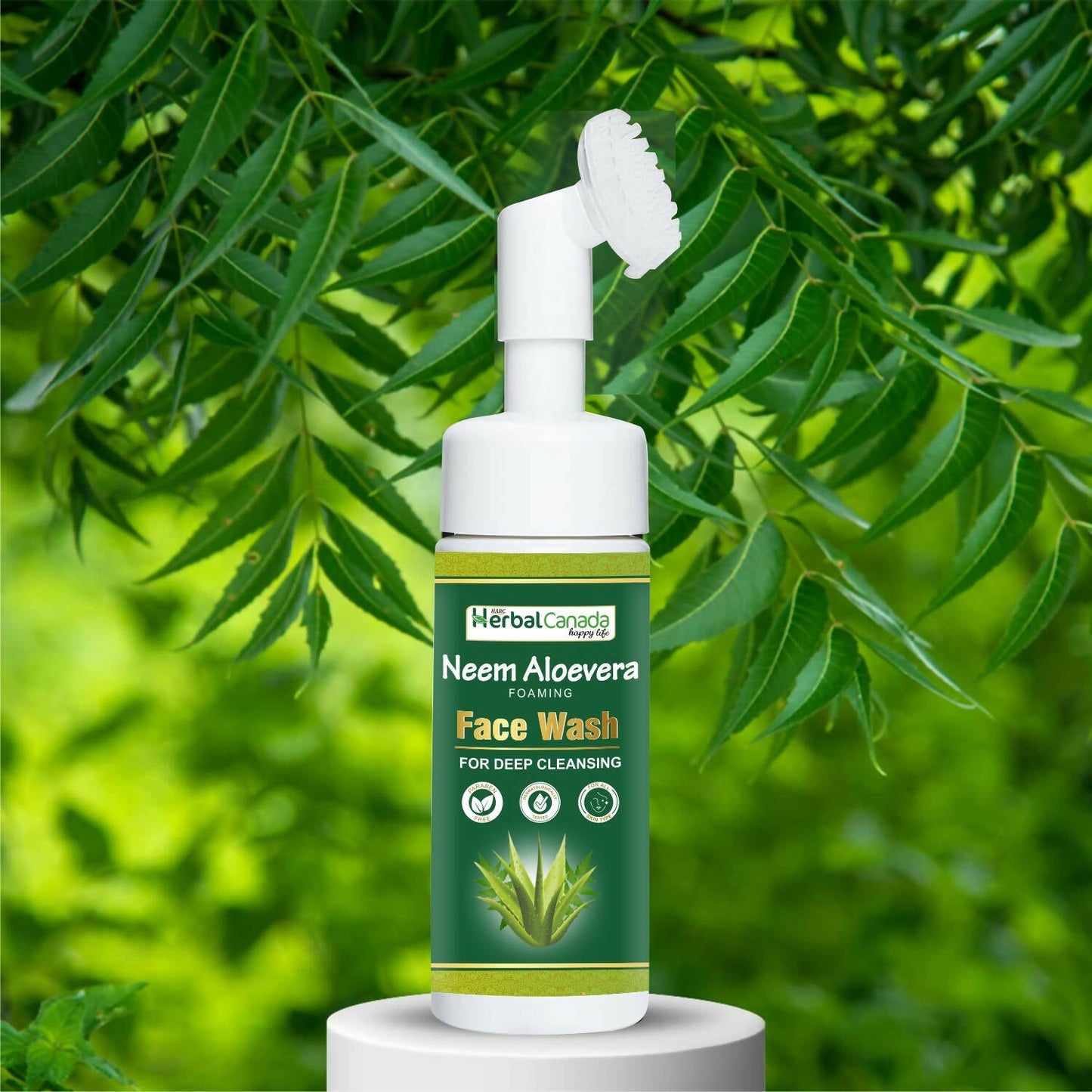 Herbal Canada Neem Aloe Vera Foaming Face Wash