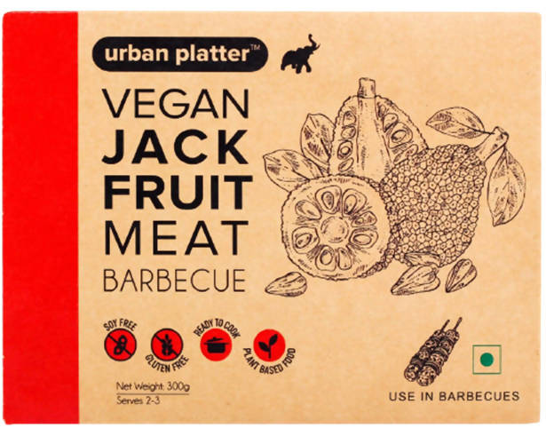 Urban Platter Vegan Jackfruit Meat Barbecue - 300GM