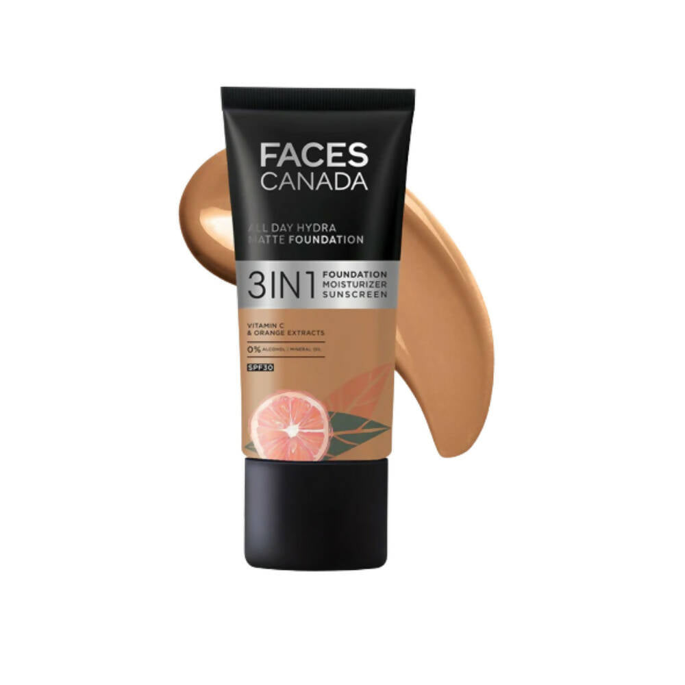 Faces Canada All Day Hydra Matte Foundation-Warm Sand 042 - BUDNE