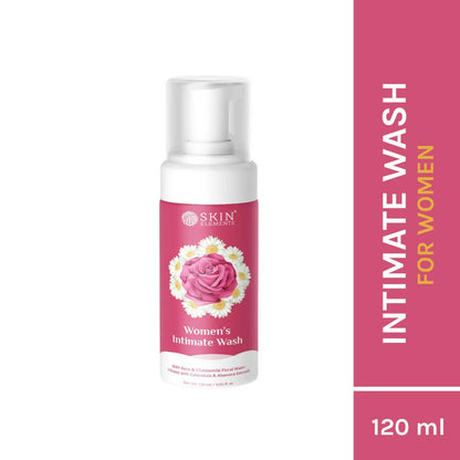 Skin Elements Women's Intimate Wash with Rose & Chamomile Floral Water